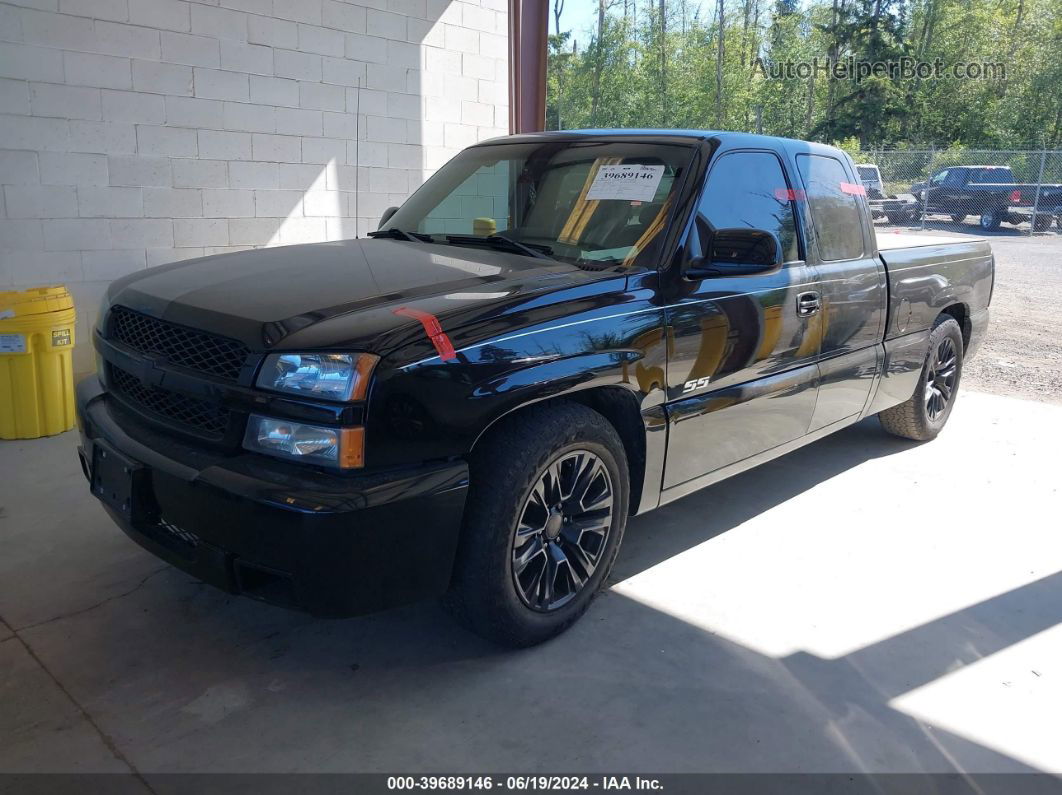 2003 Chevrolet Silverado 1500 Ss Black vin: 2GCEK19N331320880