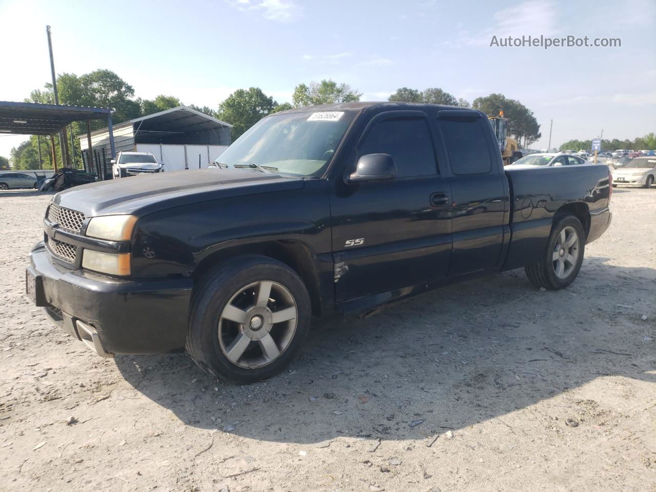 2003 Chevrolet Silverado K1500 Black vin: 2GCEK19N831345452