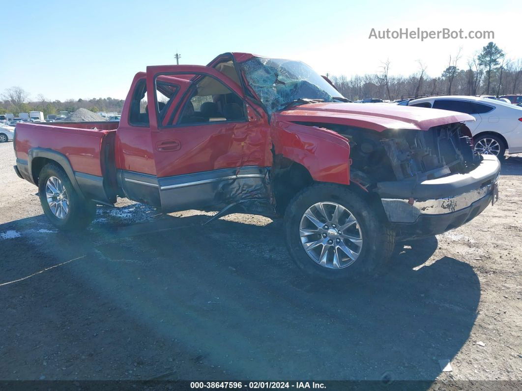 2003 Chevrolet Silverado 1500 Ls Red vin: 2GCEK19T031102460