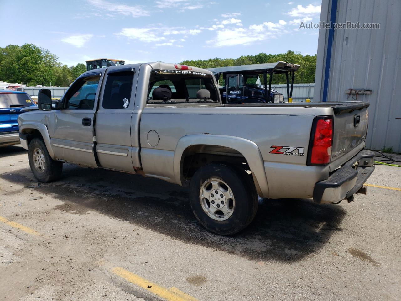 2003 Chevrolet Silverado K1500 Silver vin: 2GCEK19T031179359