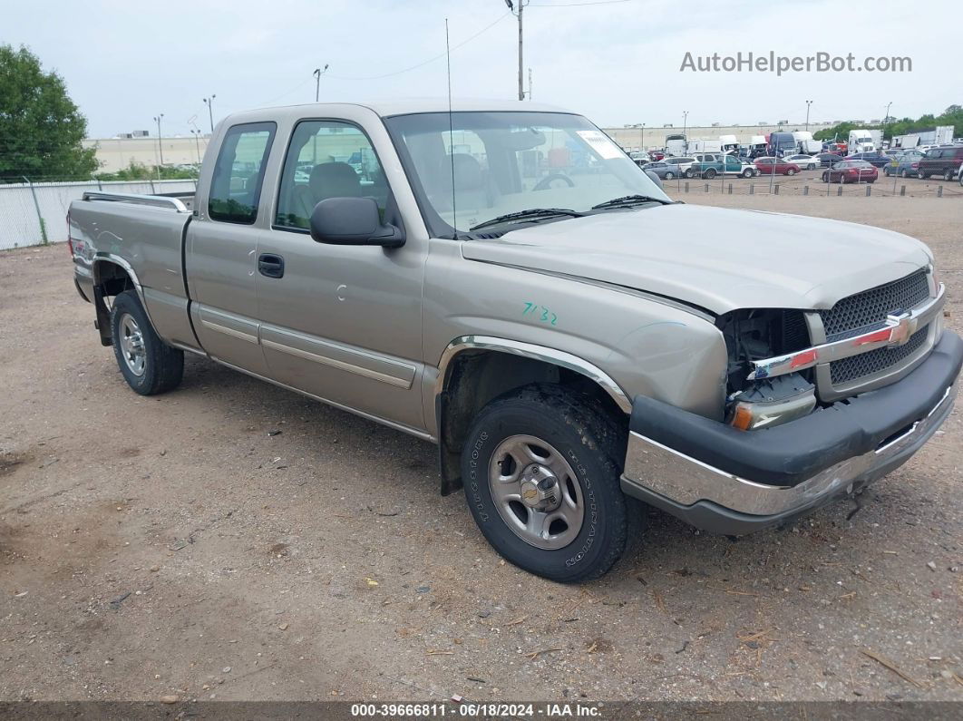 2003 Chevrolet Silverado 1500 Ls Beige vin: 2GCEK19T031216359