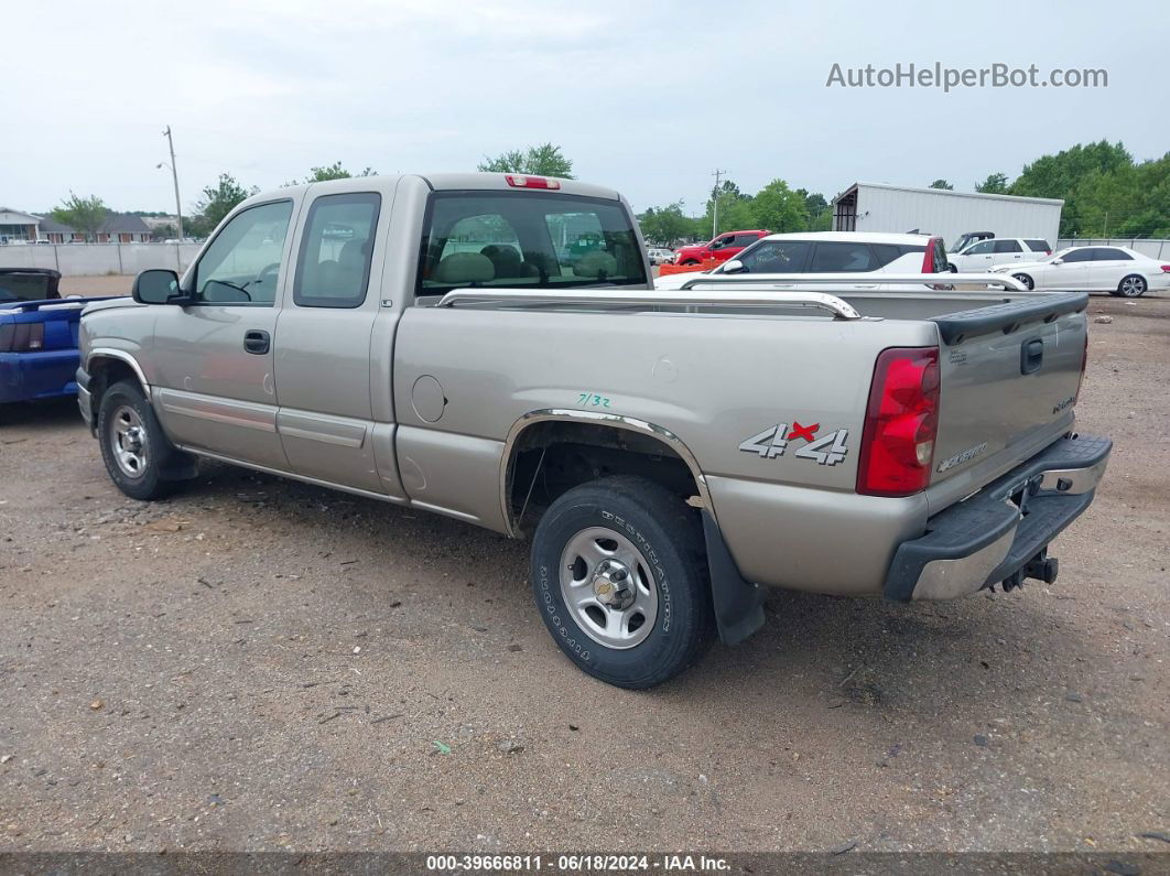 2003 Chevrolet Silverado 1500 Ls Beige vin: 2GCEK19T031216359