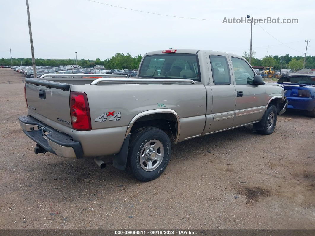 2003 Chevrolet Silverado 1500 Ls Beige vin: 2GCEK19T031216359