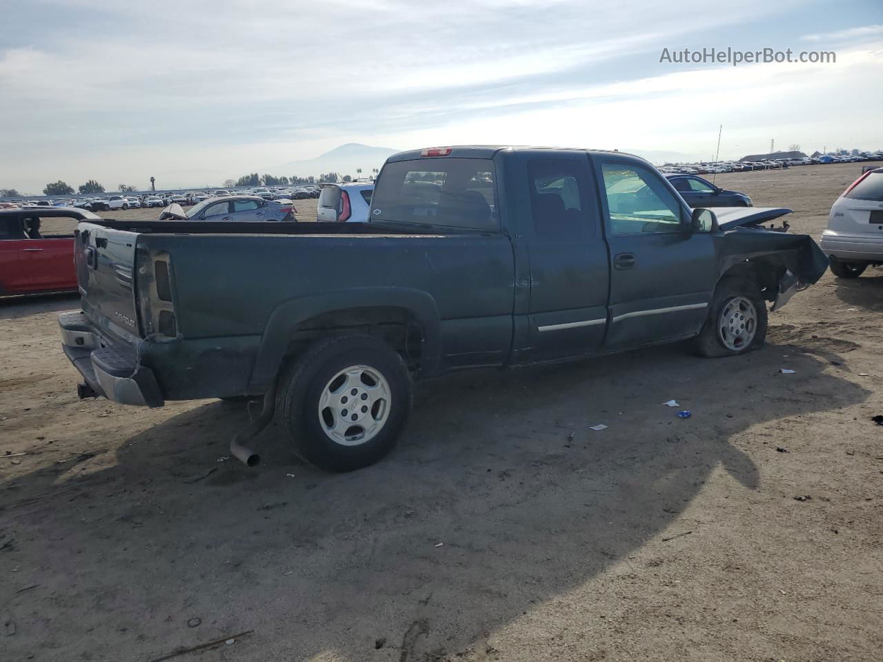 2003 Chevrolet Silverado K1500 Зеленый vin: 2GCEK19T031319863