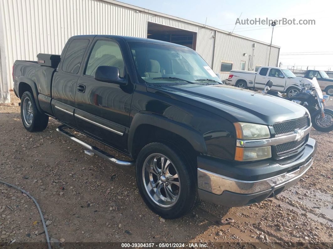 2003 Chevrolet Silverado 1500 Ls Black vin: 2GCEK19T031397995