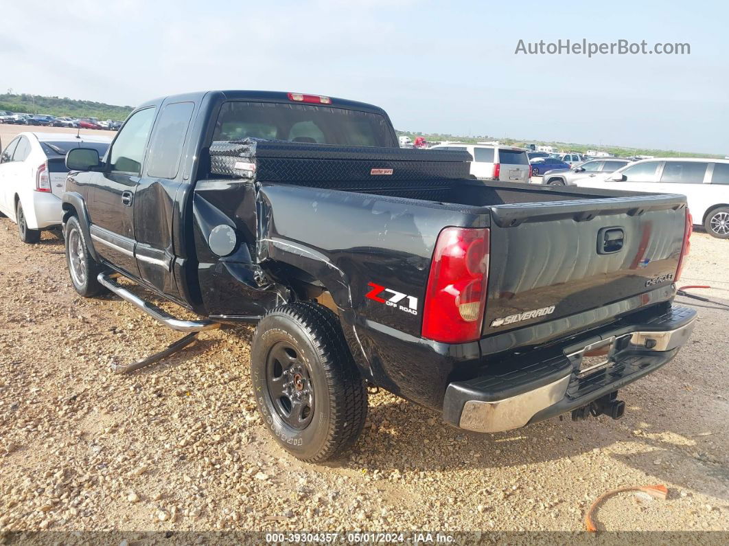 2003 Chevrolet Silverado 1500 Ls Black vin: 2GCEK19T031397995