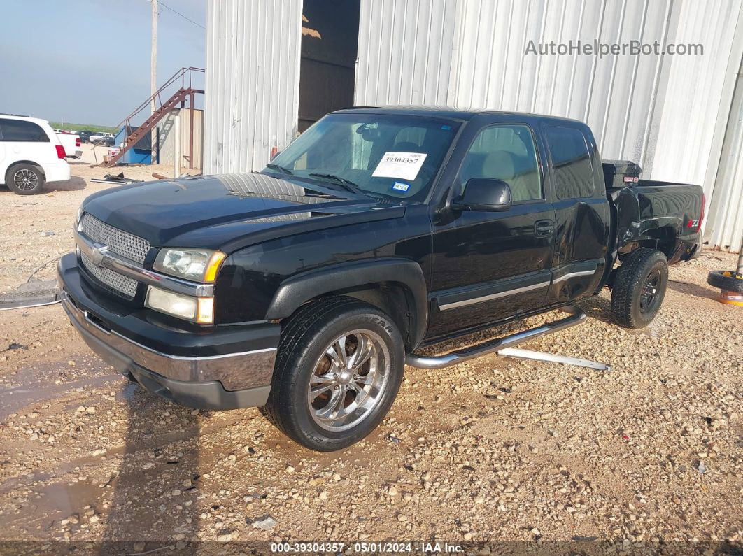 2003 Chevrolet Silverado 1500 Ls Black vin: 2GCEK19T031397995