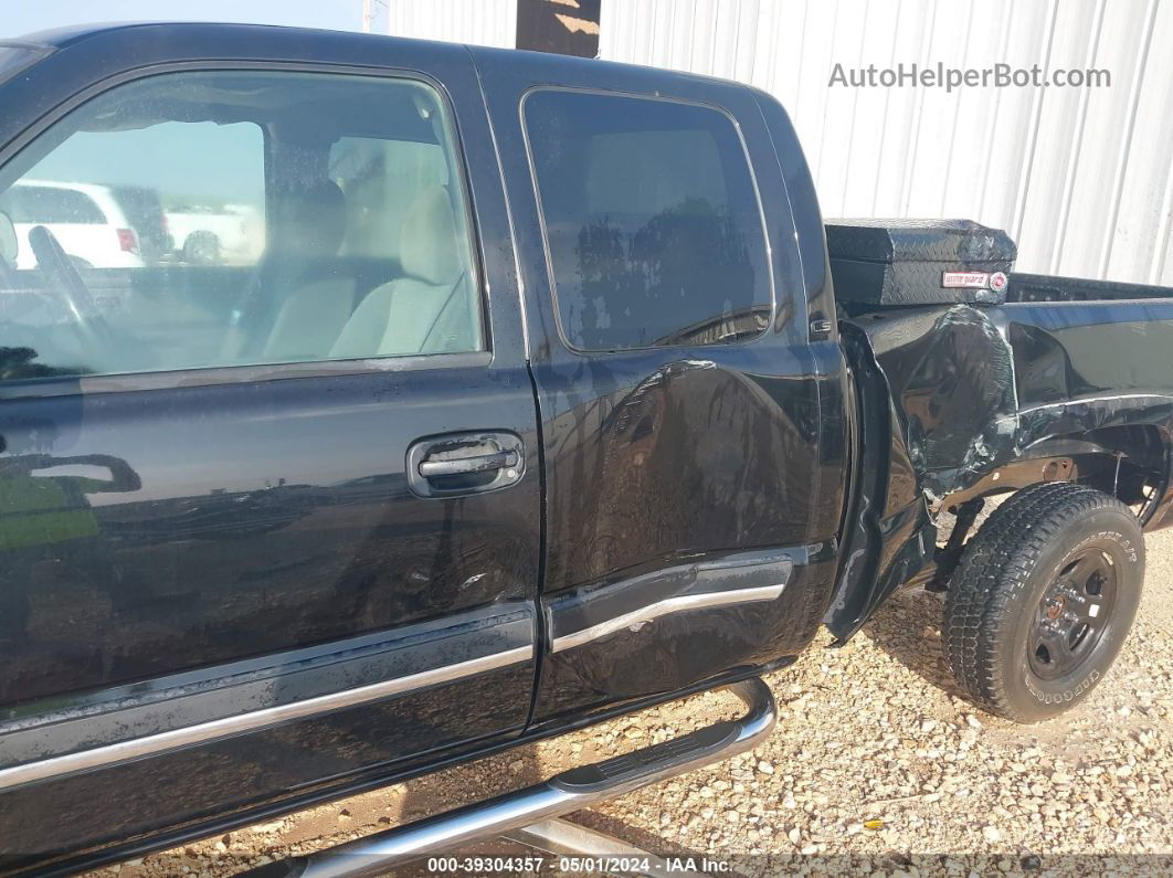 2003 Chevrolet Silverado 1500 Ls Black vin: 2GCEK19T031397995