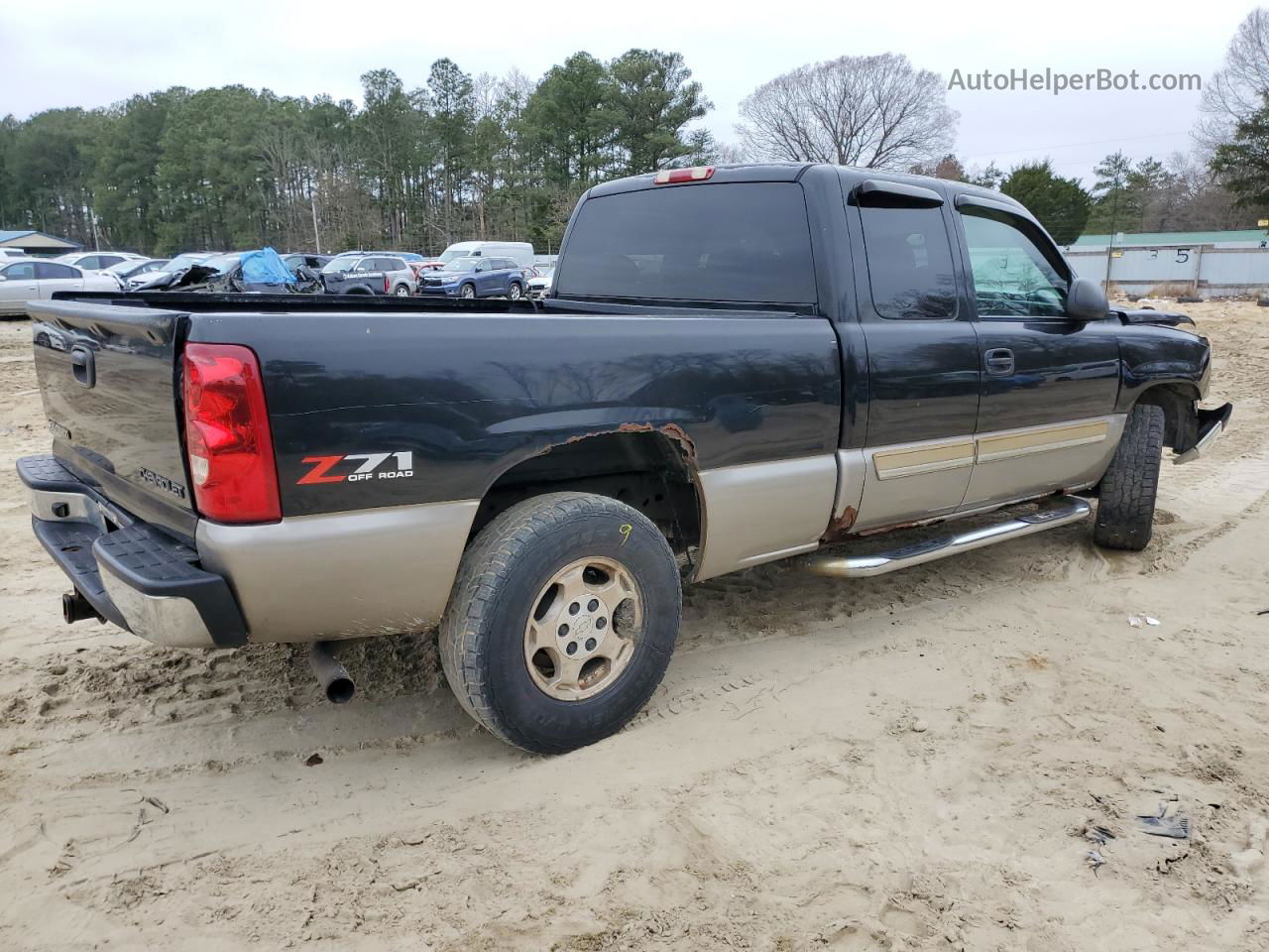 2003 Chevrolet Silverado K1500 Black vin: 2GCEK19T131116707