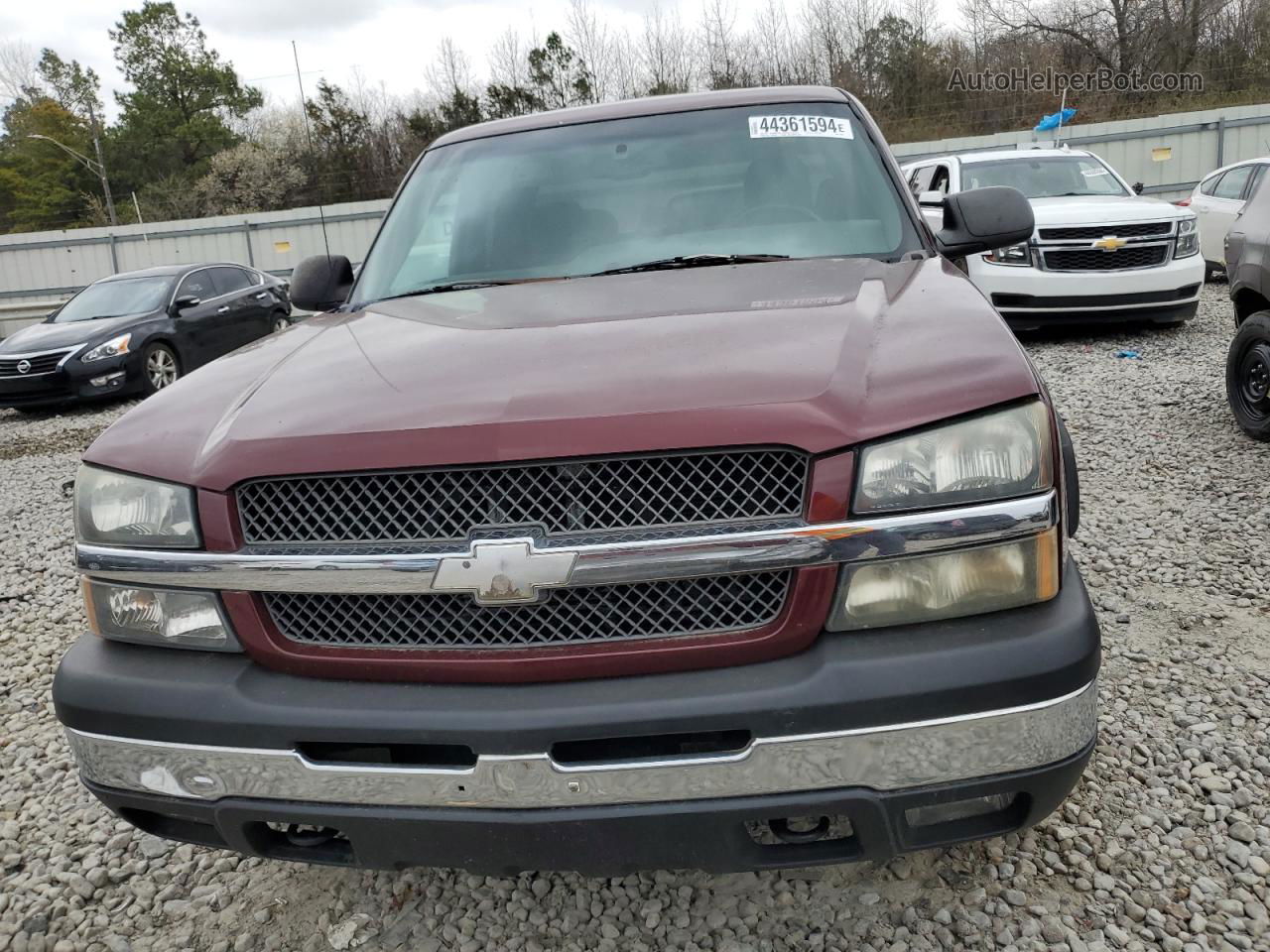 2003 Chevrolet Silverado K1500 Burgundy vin: 2GCEK19T131179211