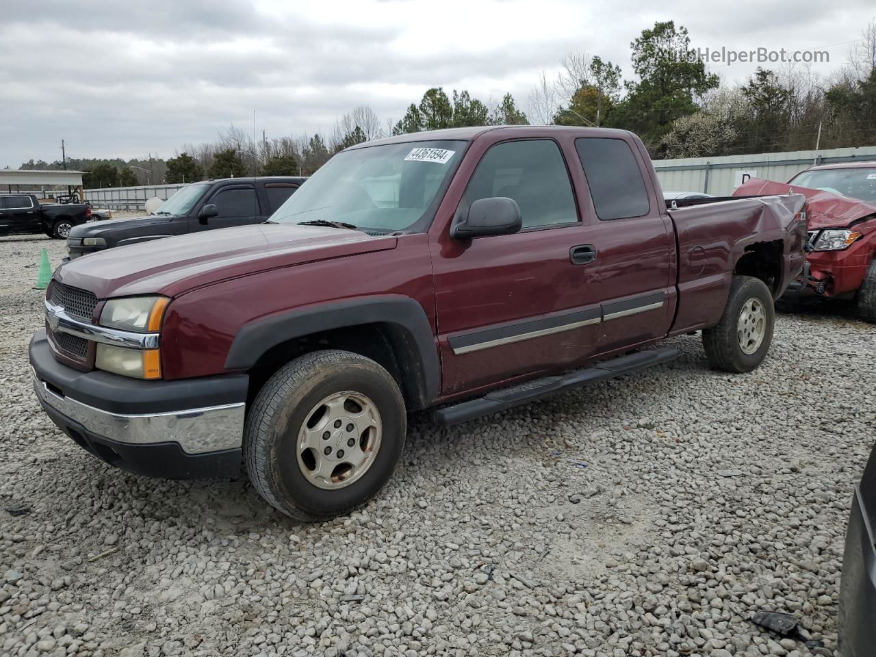 2003 Chevrolet Silverado K1500 Burgundy vin: 2GCEK19T131179211