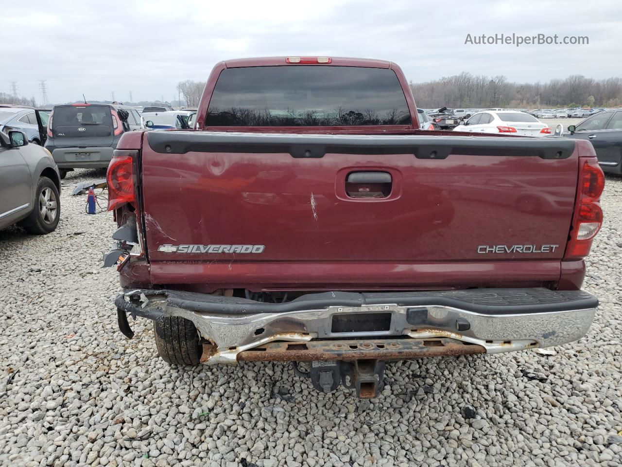 2003 Chevrolet Silverado K1500 Burgundy vin: 2GCEK19T131179211