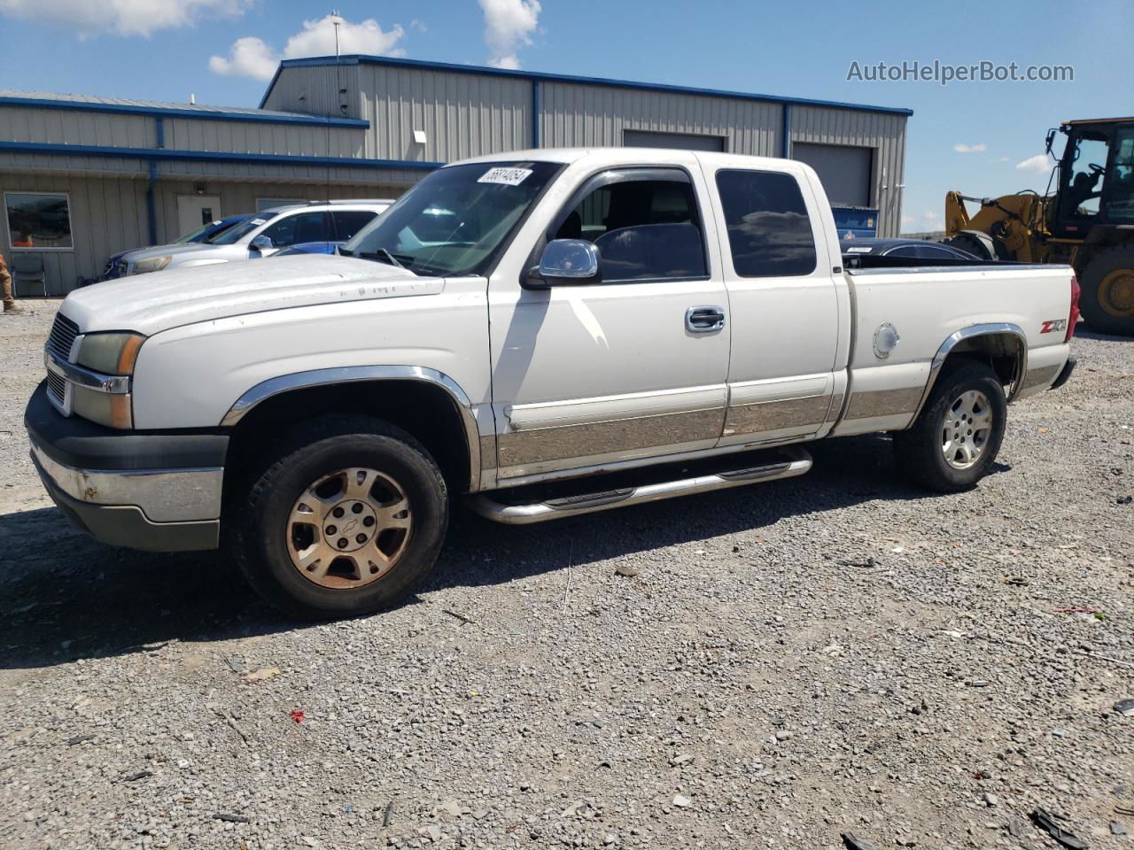 2003 Chevrolet Silverado K1500 White vin: 2GCEK19T331190517