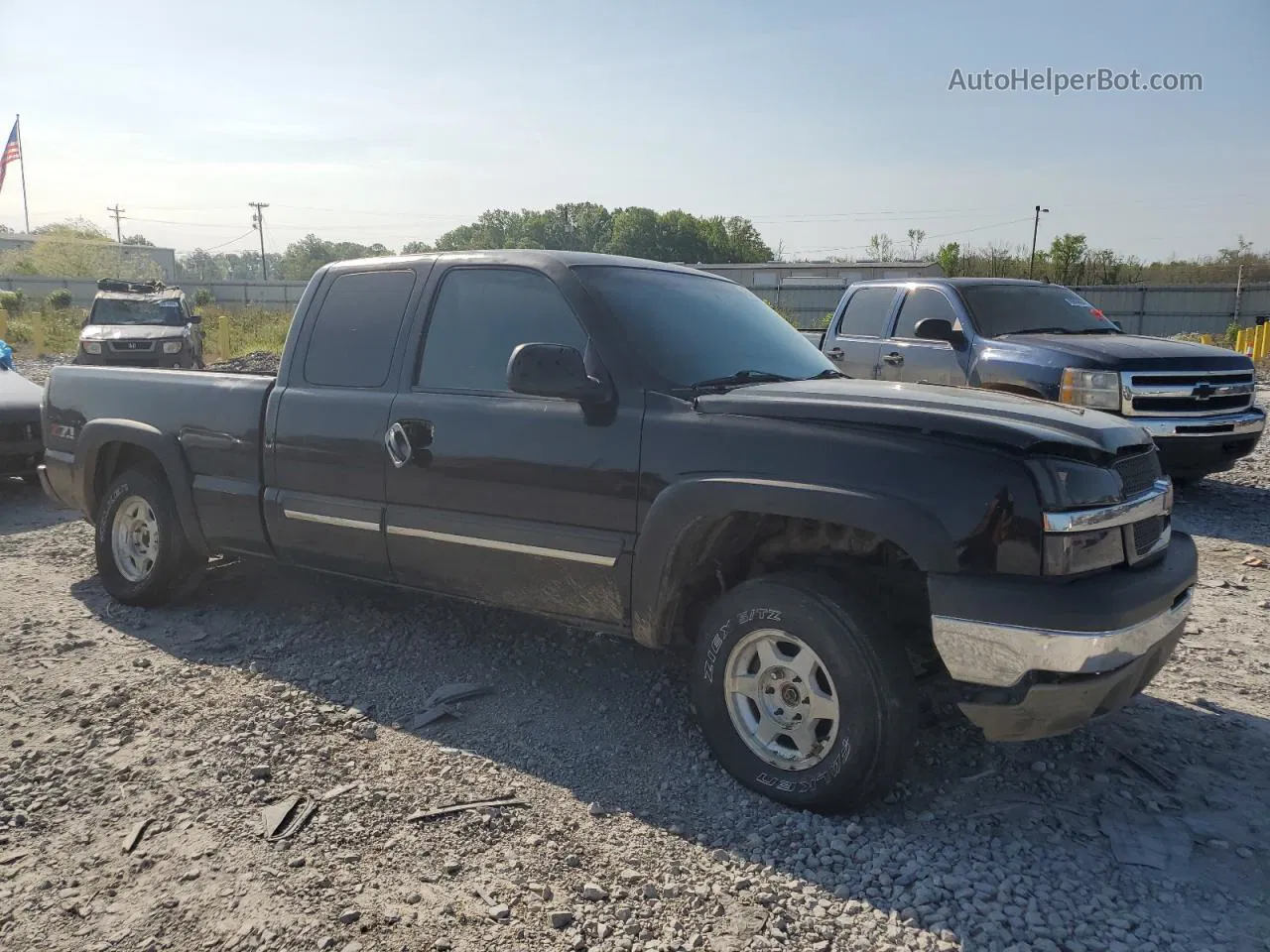 2003 Chevrolet Silverado K1500 Black vin: 2GCEK19T331338245