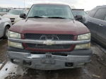 2003 Chevrolet Silverado K1500 Burgundy vin: 2GCEK19T431104499