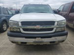 2003 Chevrolet Silverado K1500 White vin: 2GCEK19T431110688