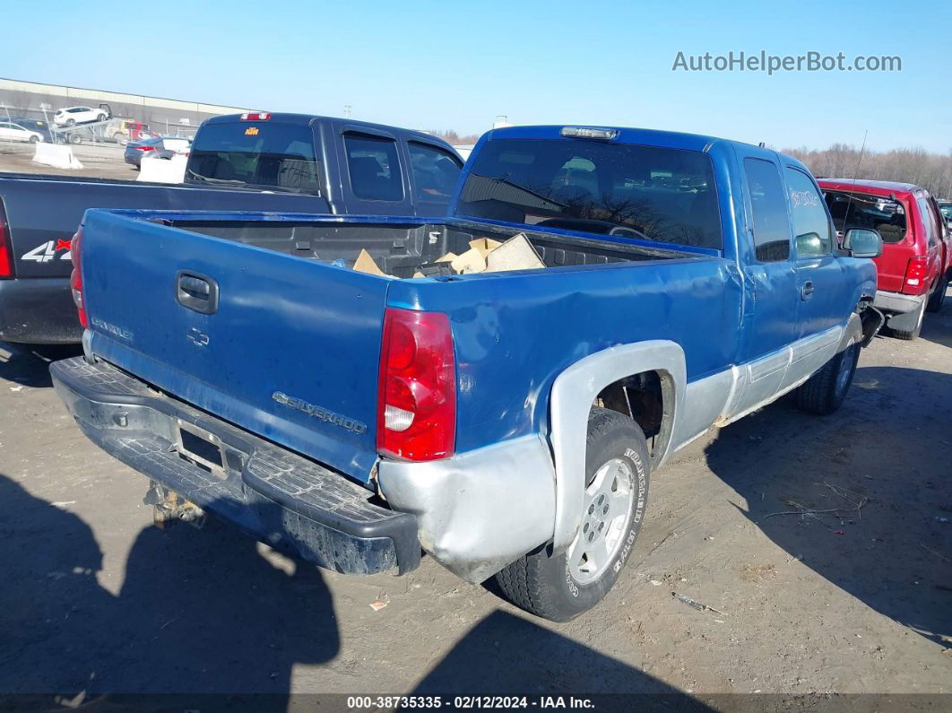 2003 Chevrolet Silverado 1500 Ls Blue vin: 2GCEK19T431149555