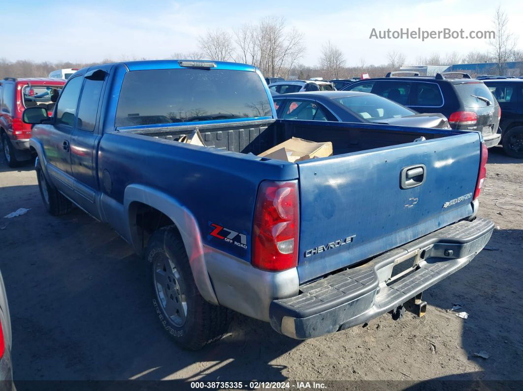 2003 Chevrolet Silverado 1500 Ls Blue vin: 2GCEK19T431149555