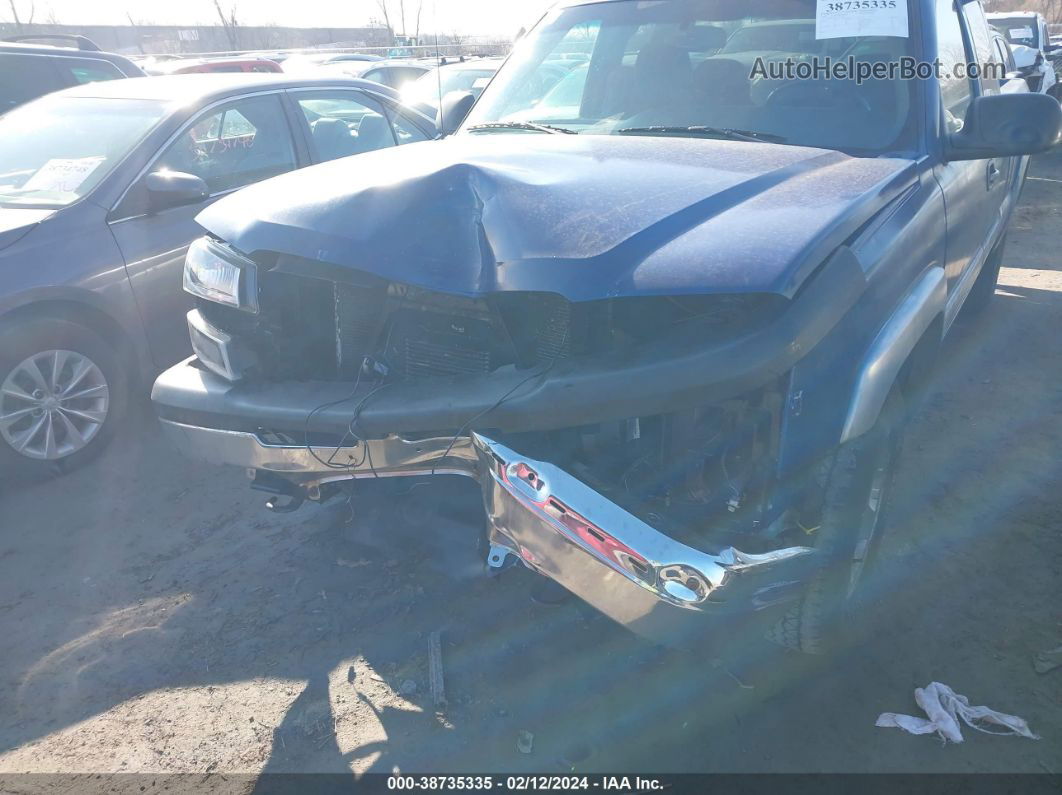 2003 Chevrolet Silverado 1500 Ls Blue vin: 2GCEK19T431149555