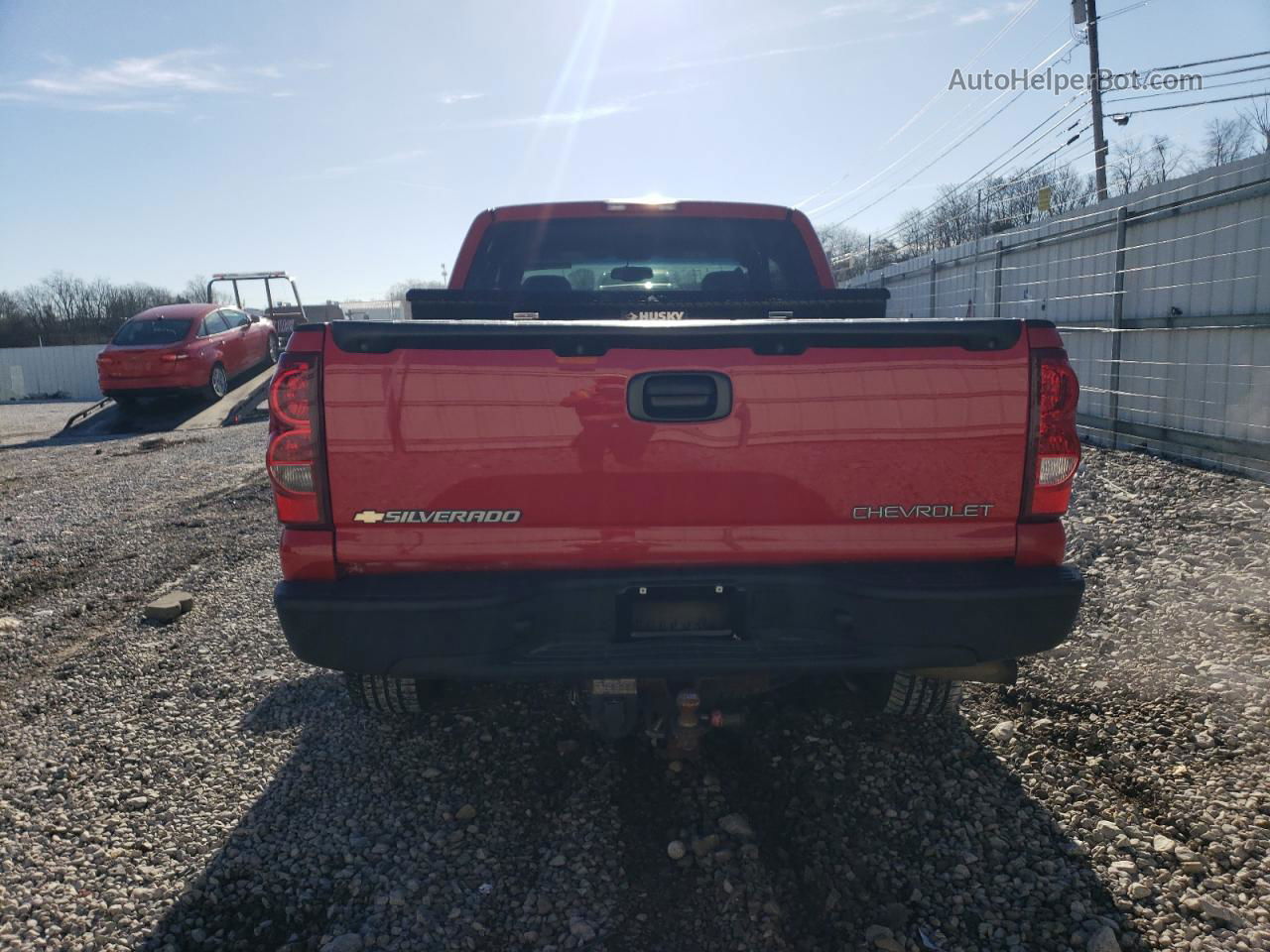 2003 Chevrolet Silverado K1500 Red vin: 2GCEK19T431187982