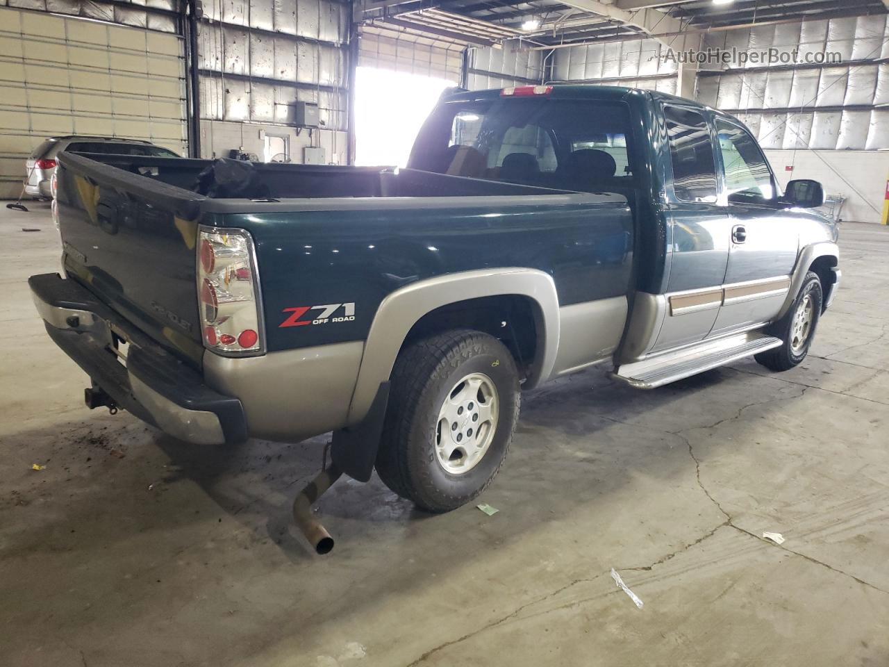 2003 Chevrolet Silverado K1500 Green vin: 2GCEK19T431371139