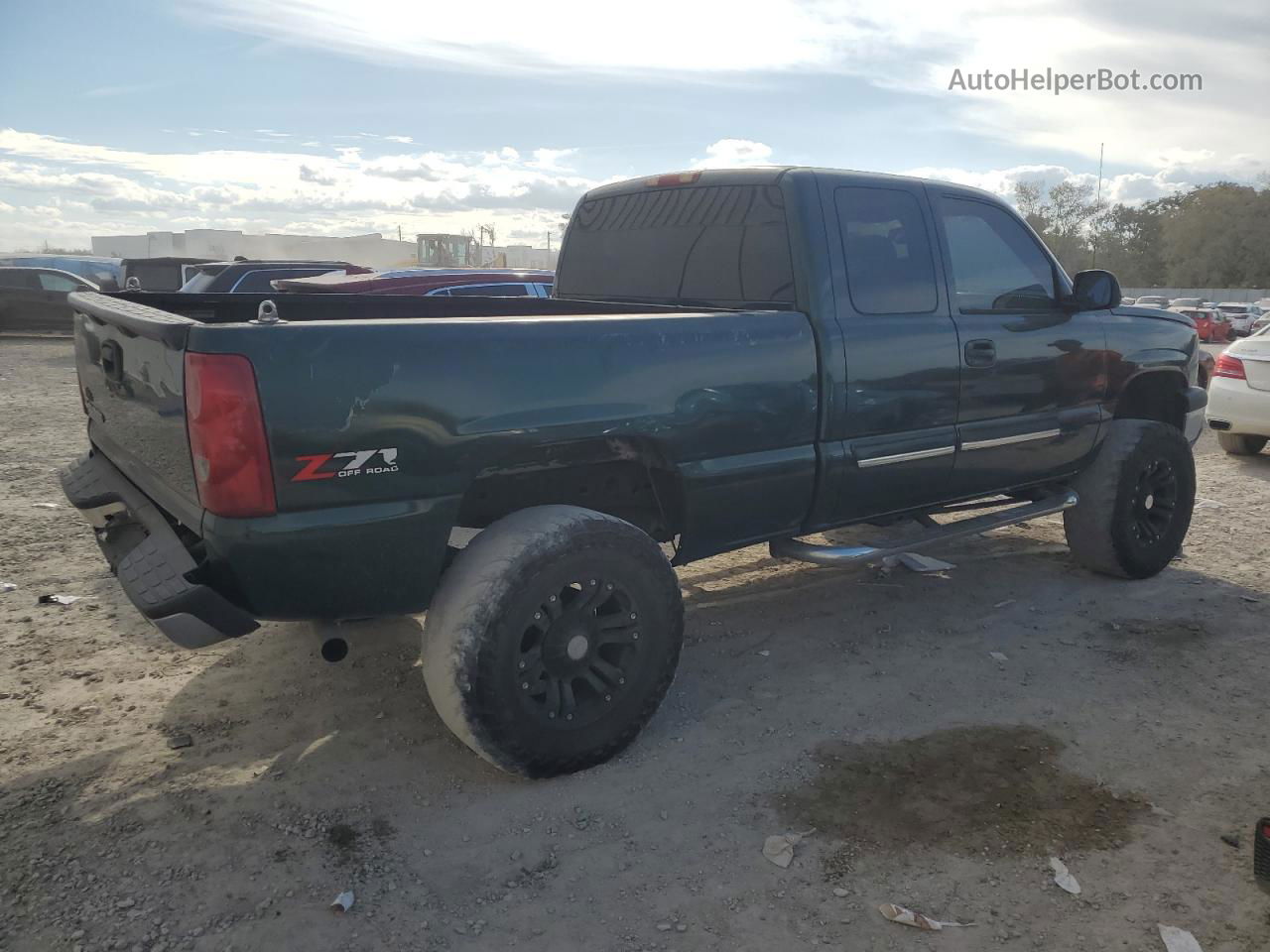 2003 Chevrolet Silverado K1500 Green vin: 2GCEK19T531395952