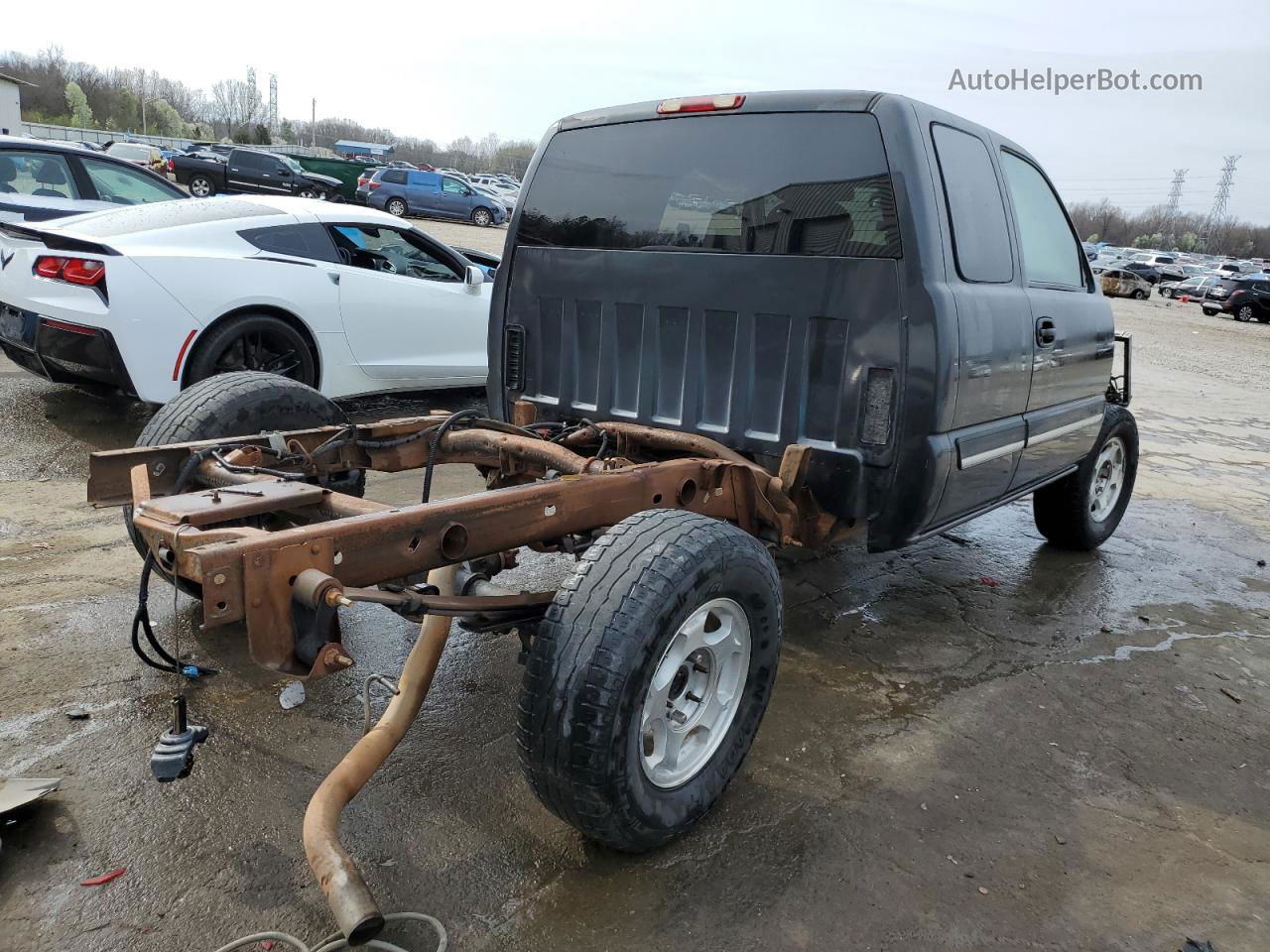 2003 Chevrolet Silverado K1500 Charcoal vin: 2GCEK19T731109728