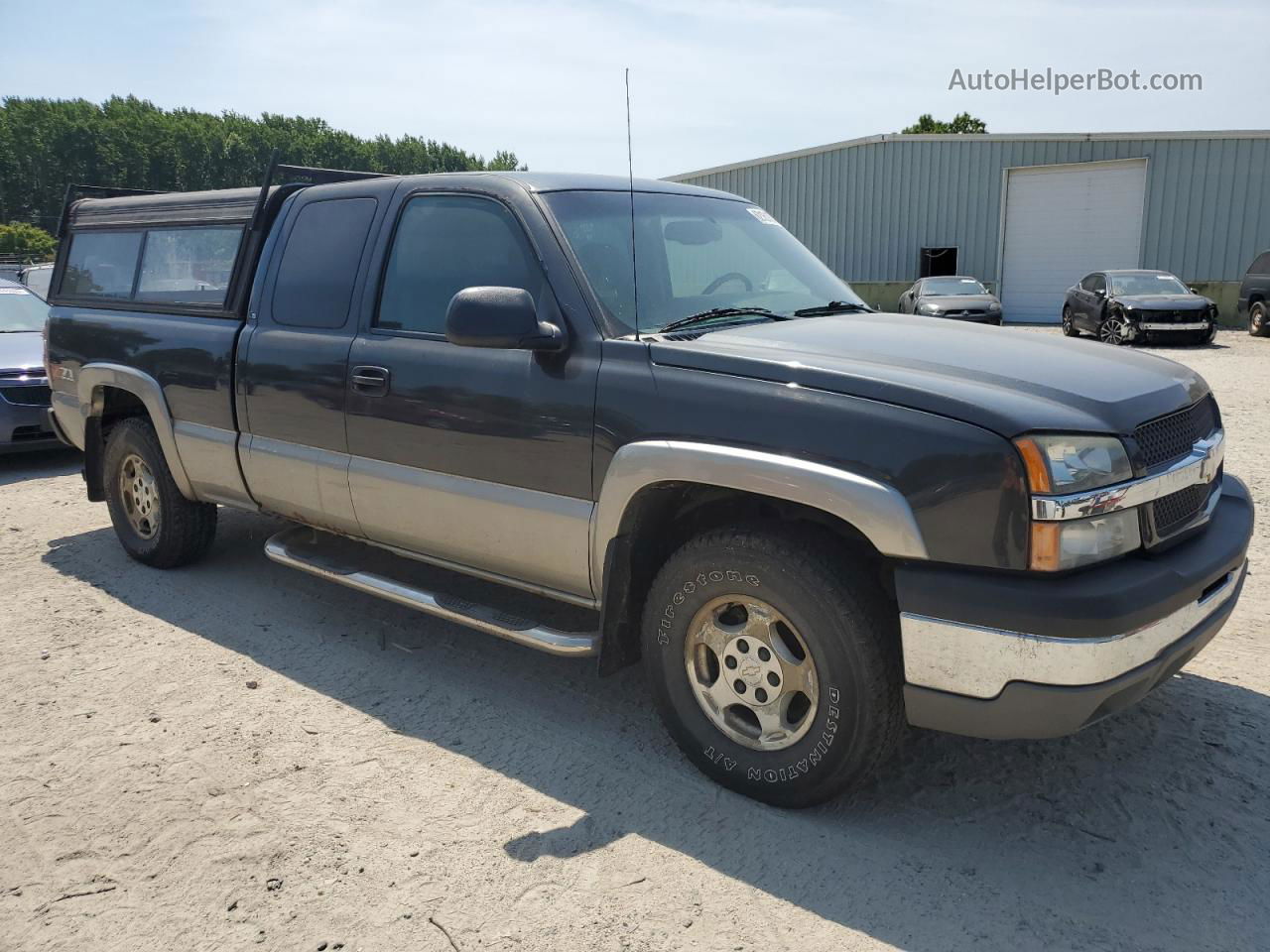 2003 Chevrolet Silverado K1500 Gray vin: 2GCEK19T731131468