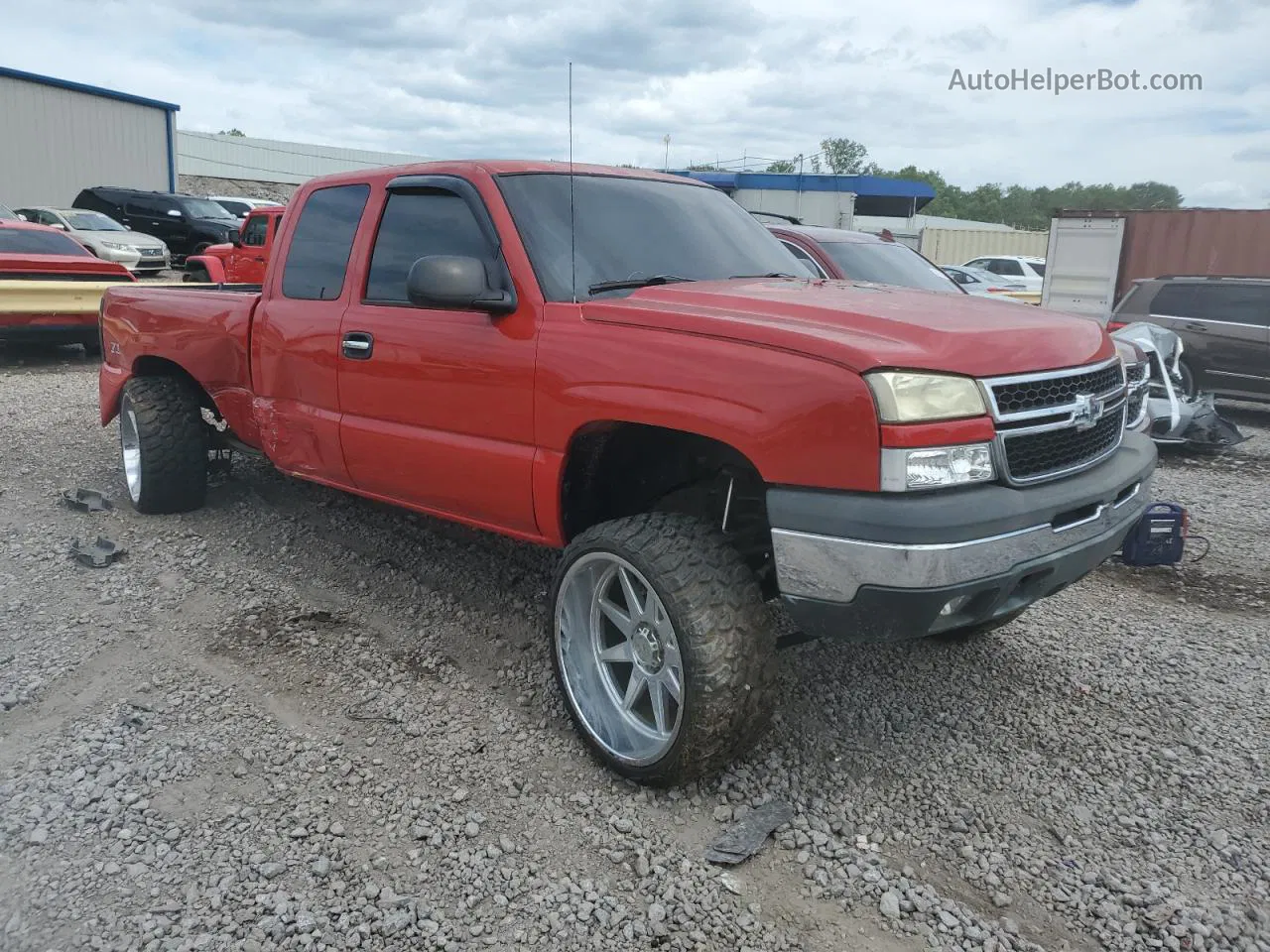 2003 Chevrolet Silverado K1500 Red vin: 2GCEK19T731132927