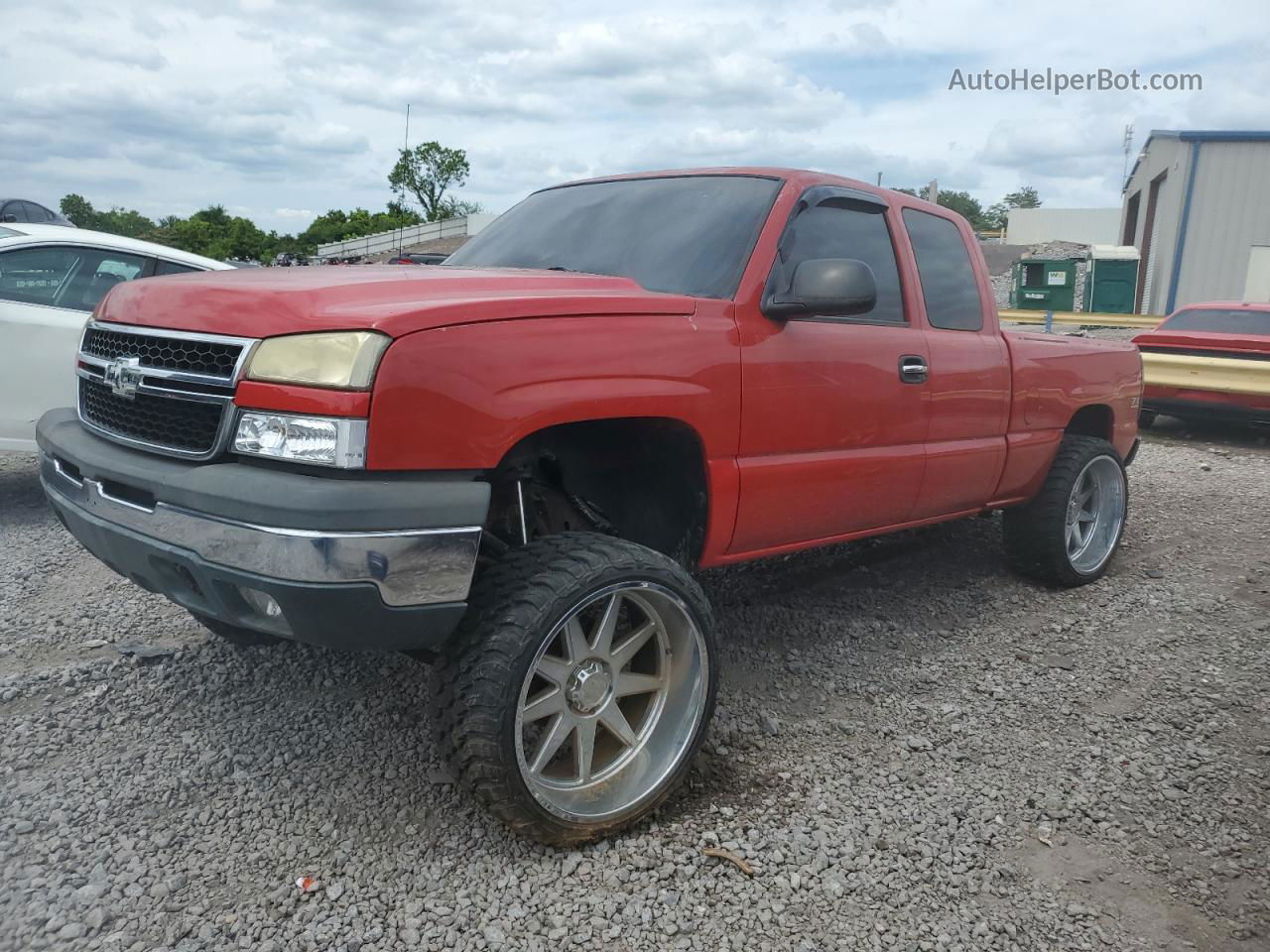 2003 Chevrolet Silverado K1500 Red vin: 2GCEK19T731132927