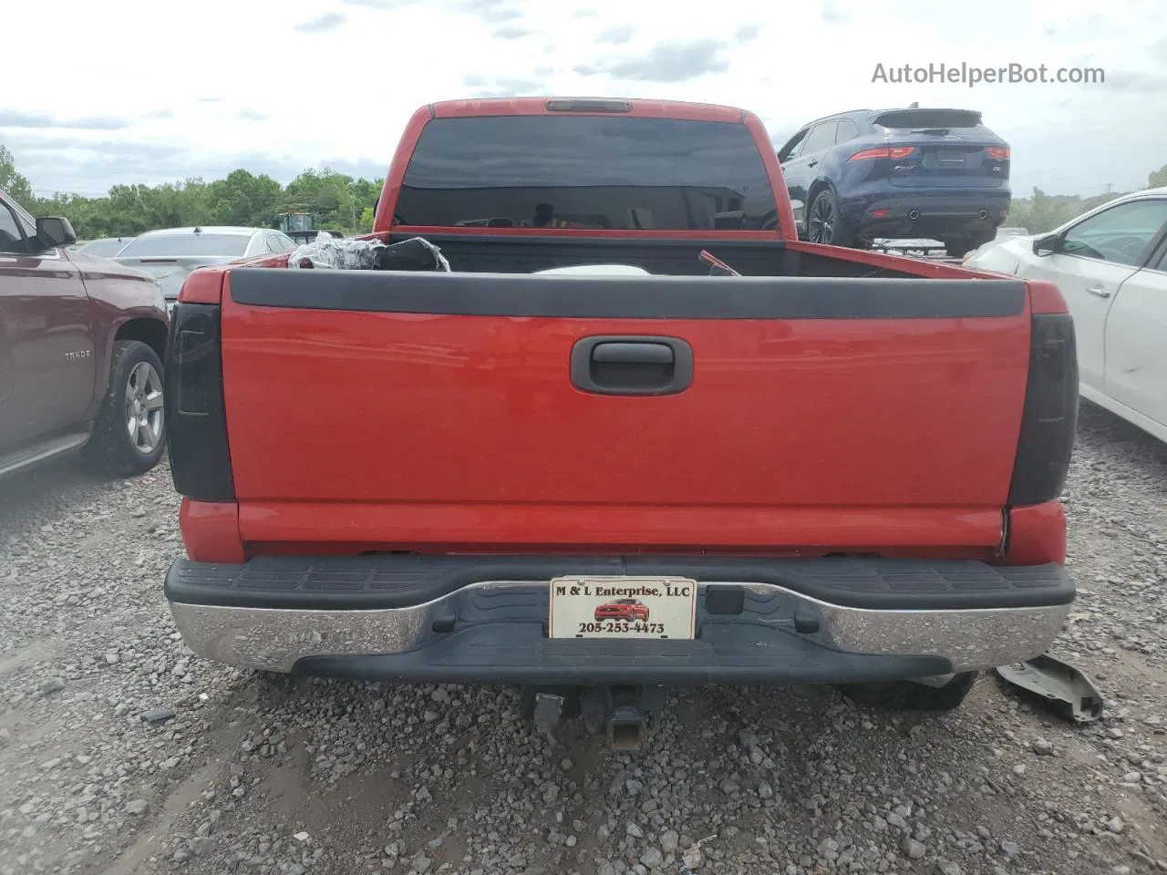 2003 Chevrolet Silverado K1500 Red vin: 2GCEK19T731132927