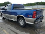 2003 Chevrolet Silverado K1500 Blue vin: 2GCEK19T731230422