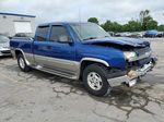 2003 Chevrolet Silverado K1500 Blue vin: 2GCEK19T731230422