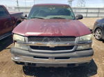 2003 Chevrolet Silverado K1500 Burgundy vin: 2GCEK19T731263131