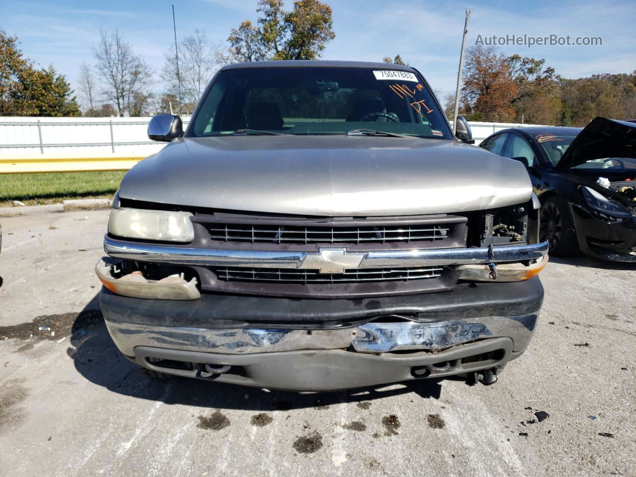 2001 Chevrolet Silverado K1500 Gold vin: 2GCEK19TX11236177