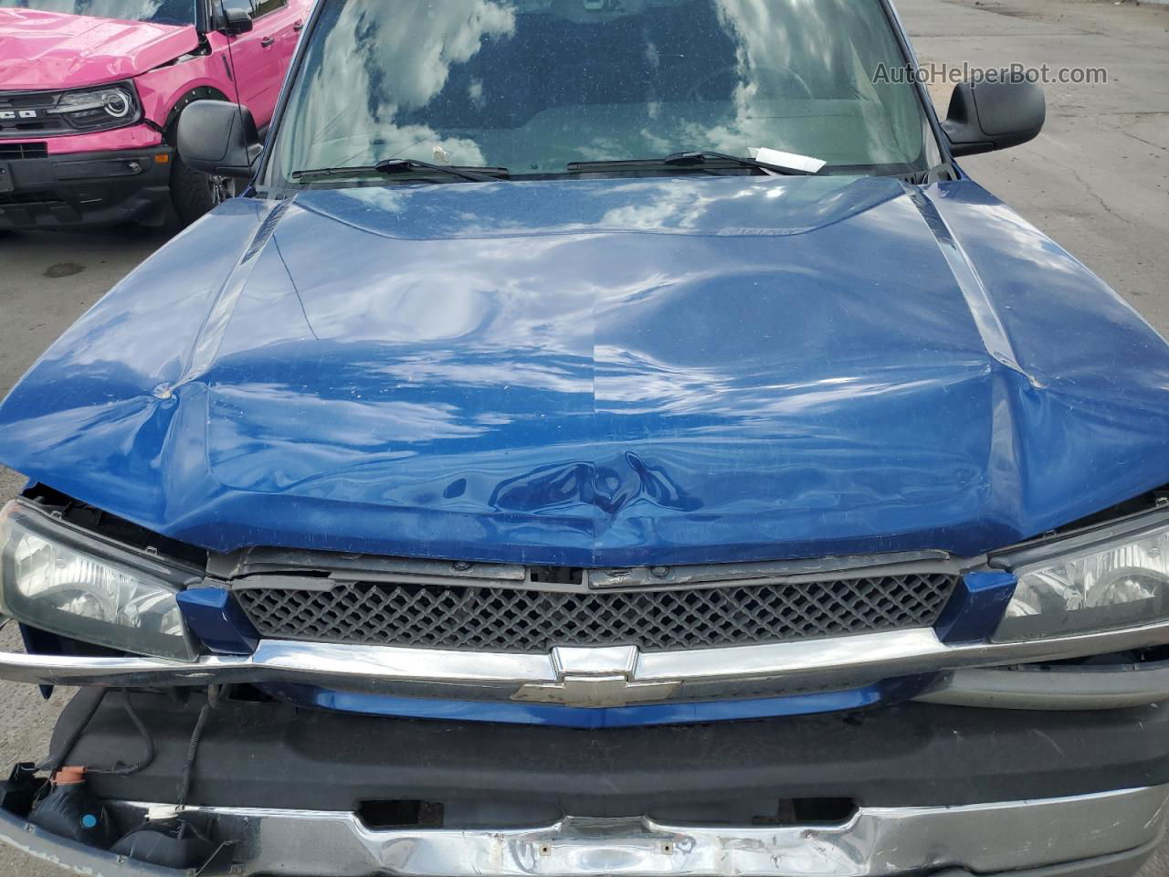 2003 Chevrolet Silverado K1500 Blue vin: 2GCEK19TX31386700