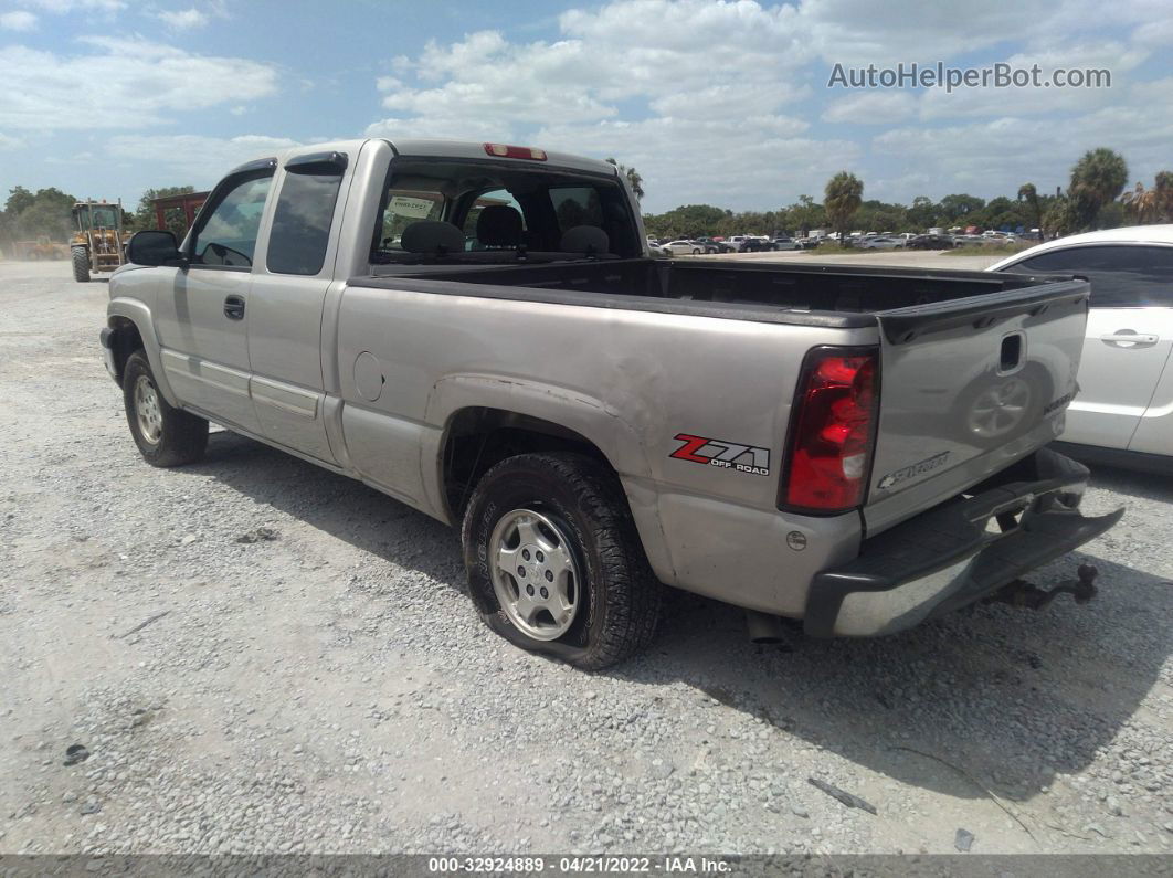 2004 Chevrolet Silverado 1500 Z71 Silver vin: 2GCEK19TX41234739