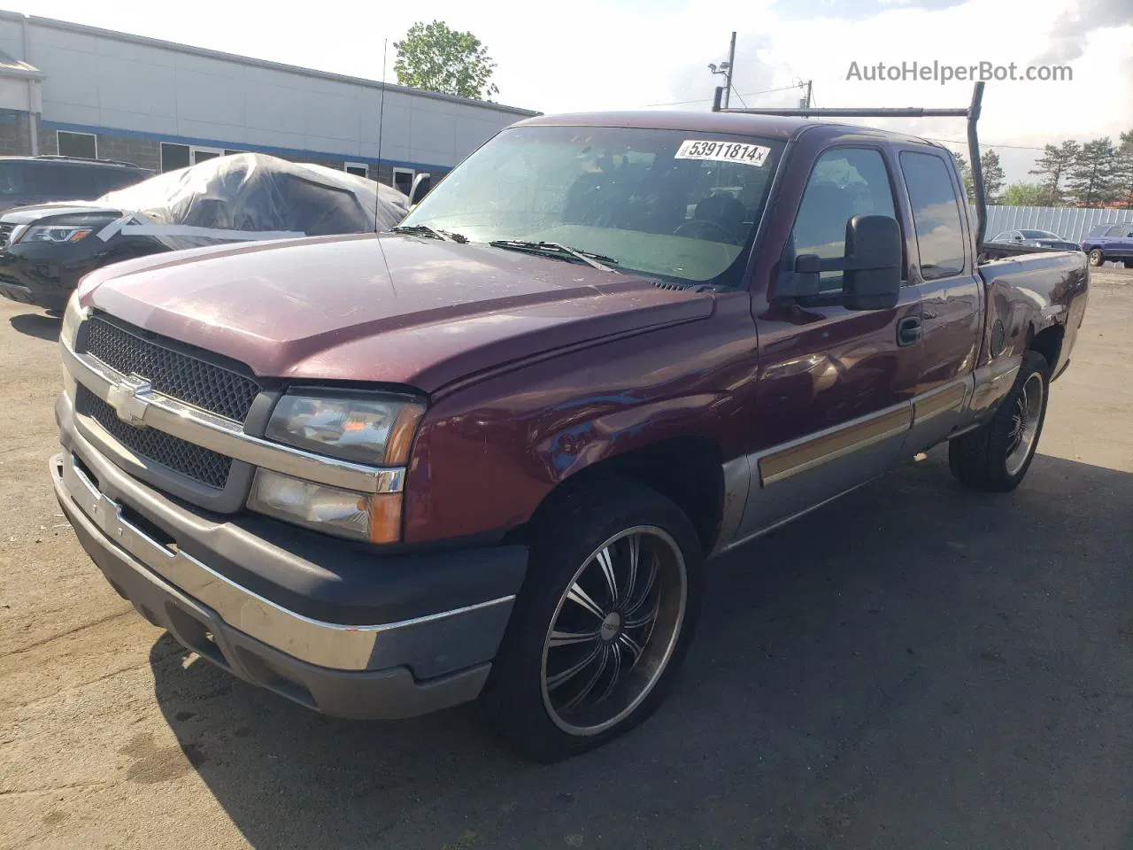 2003 Chevrolet Silverado K1500 Burgundy vin: 2GCEK19V031293895