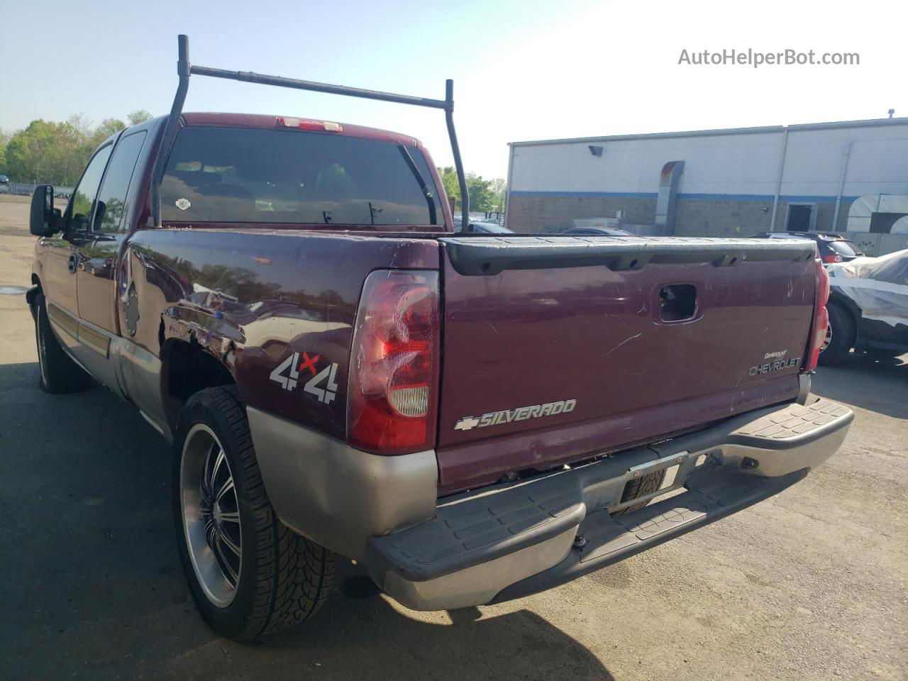 2003 Chevrolet Silverado K1500 Burgundy vin: 2GCEK19V031293895