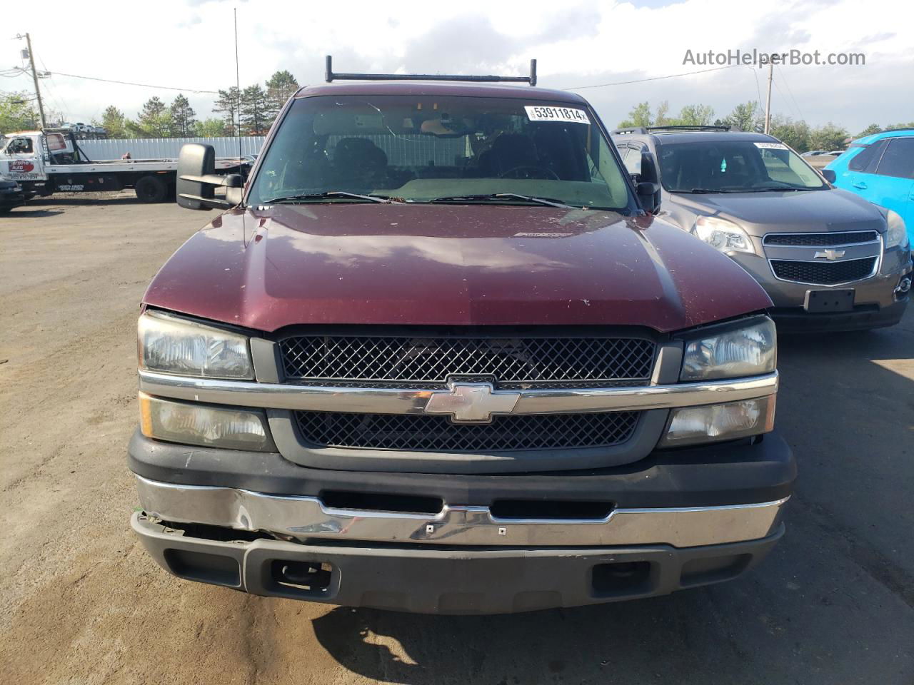 2003 Chevrolet Silverado K1500 Burgundy vin: 2GCEK19V031293895