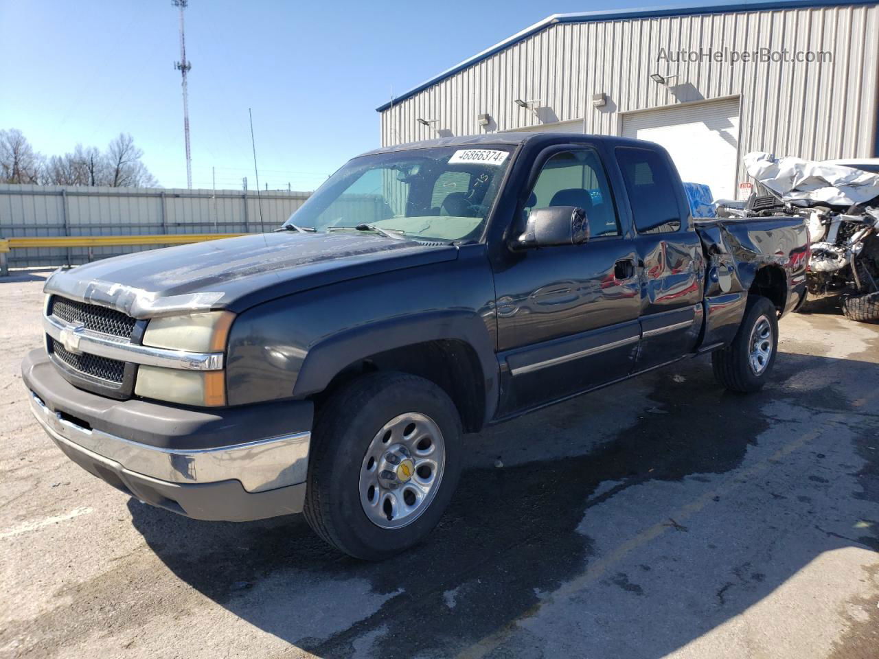 2003 Chevrolet Silverado K1500 Gray vin: 2GCEK19V231320269