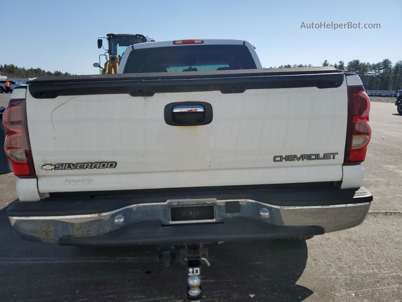 2003 Chevrolet Silverado K1500 White vin: 2GCEK19V431348591