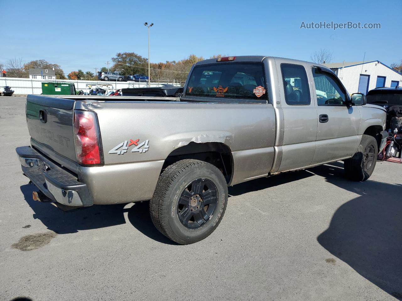 2003 Chevrolet Silverado K1500 Beige vin: 2GCEK19V731203402