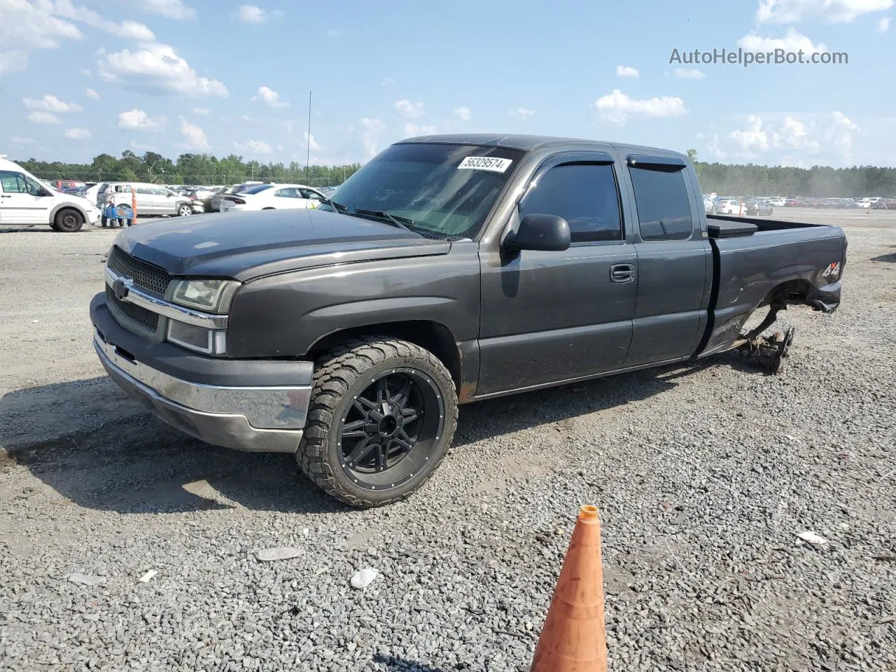 2003 Chevrolet Silverado K1500 Gray vin: 2GCEK19V931307485