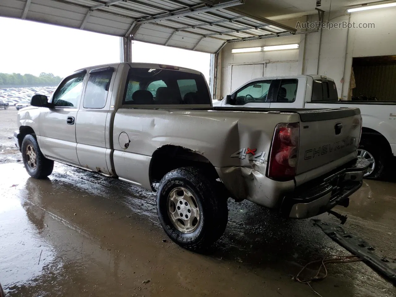 2003 Chevrolet Silverado K1500 Бежевый vin: 2GCEK19VX31188779