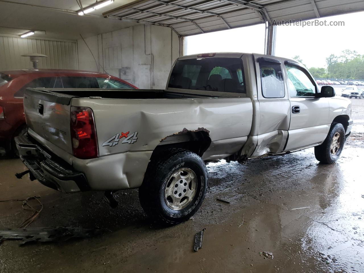 2003 Chevrolet Silverado K1500 Beige vin: 2GCEK19VX31188779