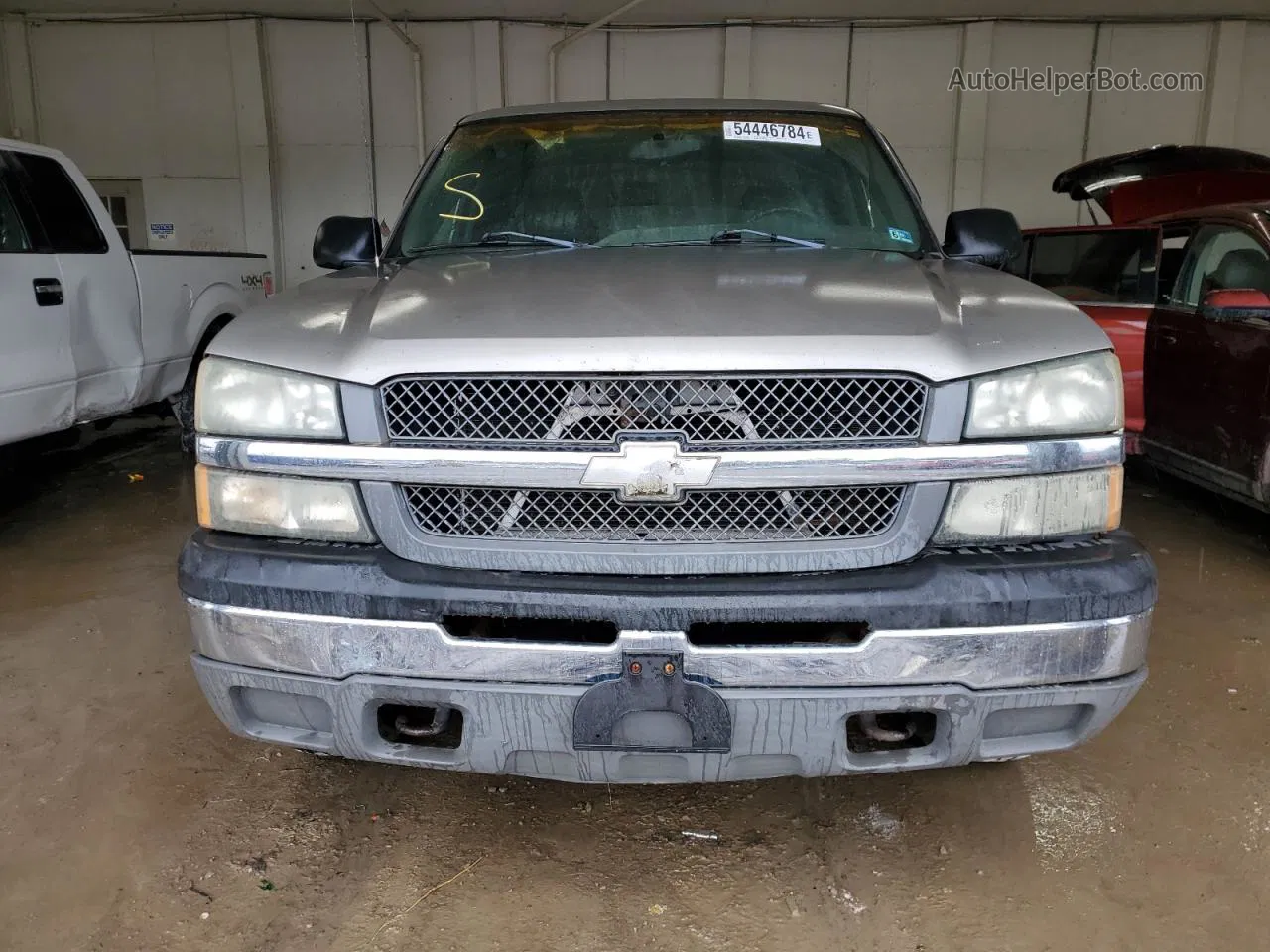 2003 Chevrolet Silverado K1500 Бежевый vin: 2GCEK19VX31188779