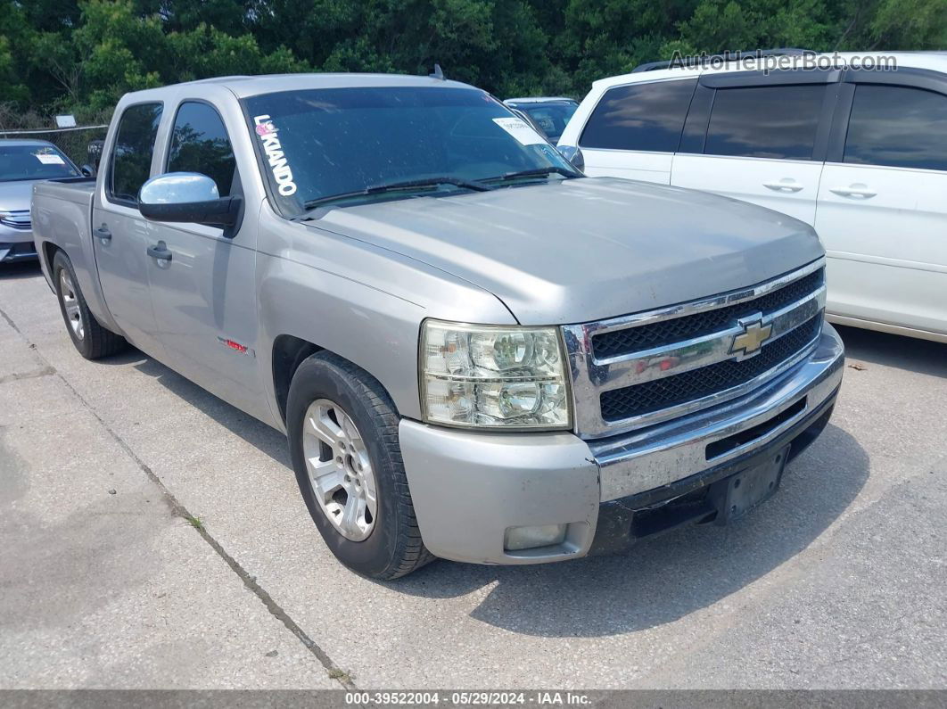 2008 Chevrolet Silverado 1500 Lt1 Silver vin: 2GCFK13Y281224561