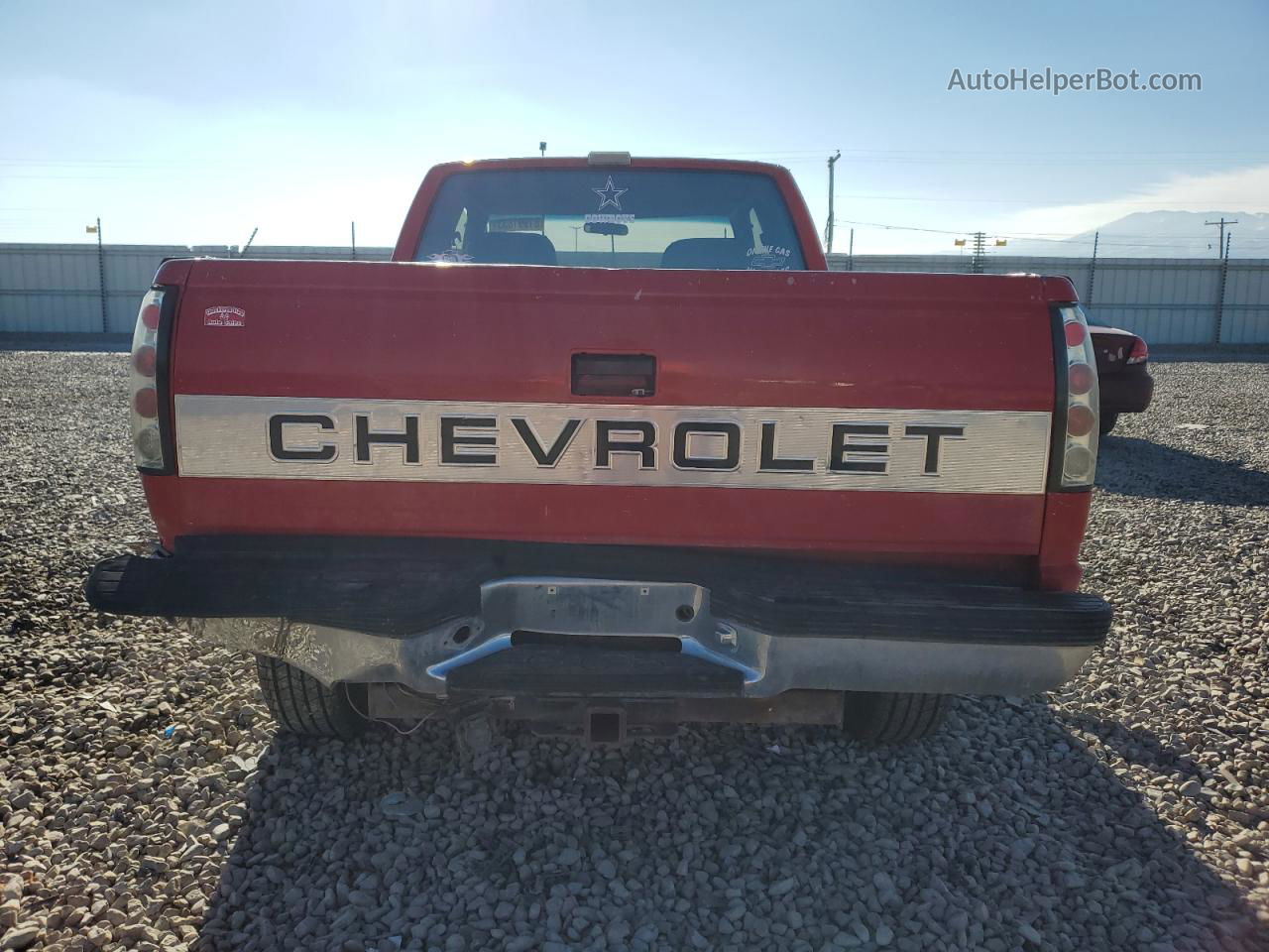 1993 Chevrolet Gmt-400 K2500 Red vin: 2GCFK29K3P1183123