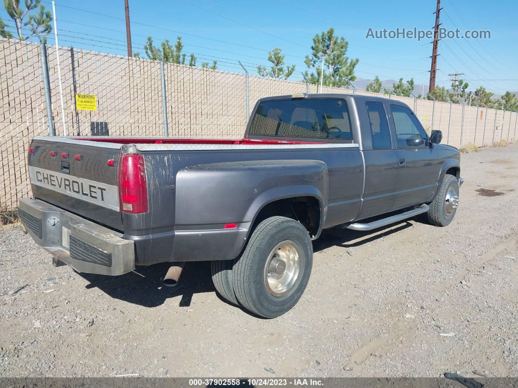 1993 Chevrolet Gmt-400 K3500 Gray vin: 2GCHK39F8P1137451